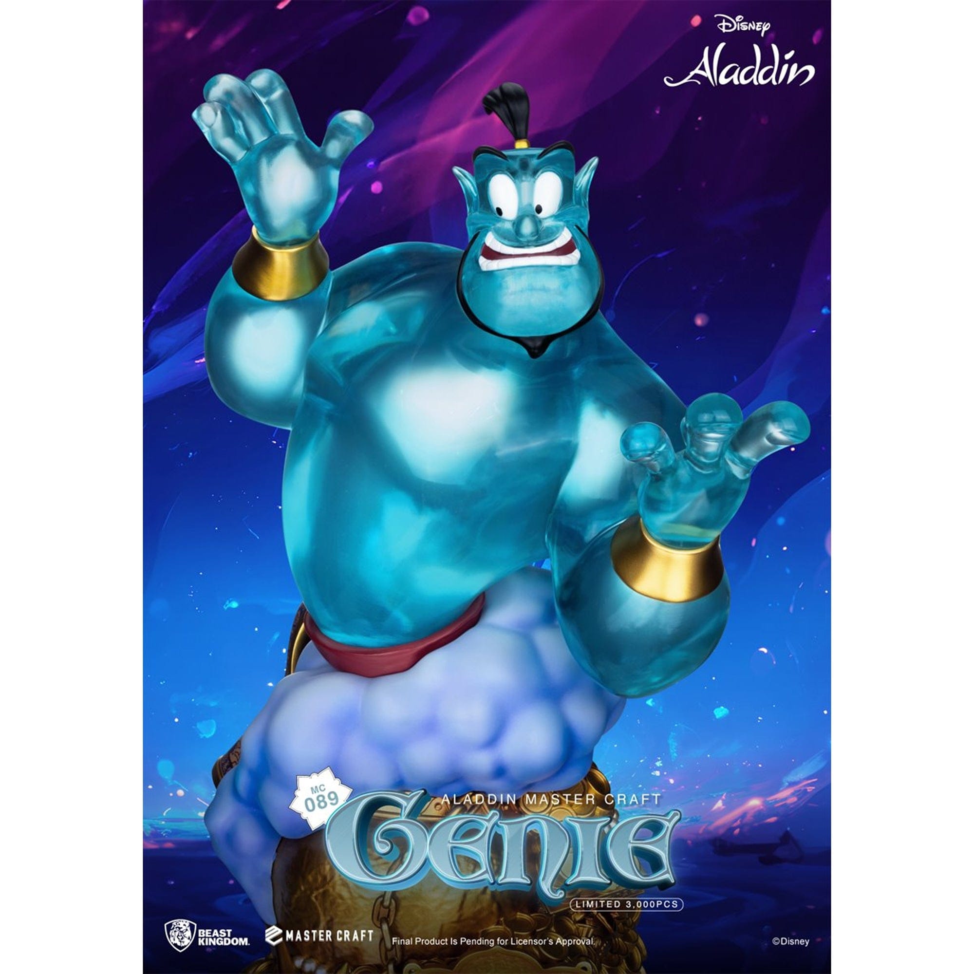 Disney Aladdin Genie Master Craft Resin Statue by Beast Kingdom