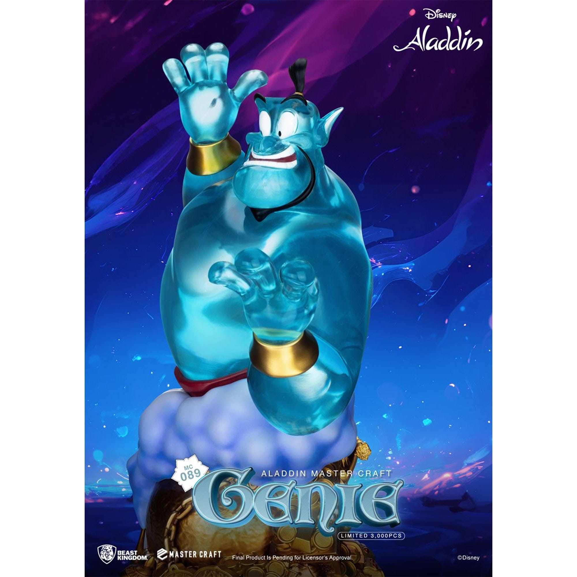 Disney Aladdin Genie Master Craft Resin Statue by Beast Kingdom