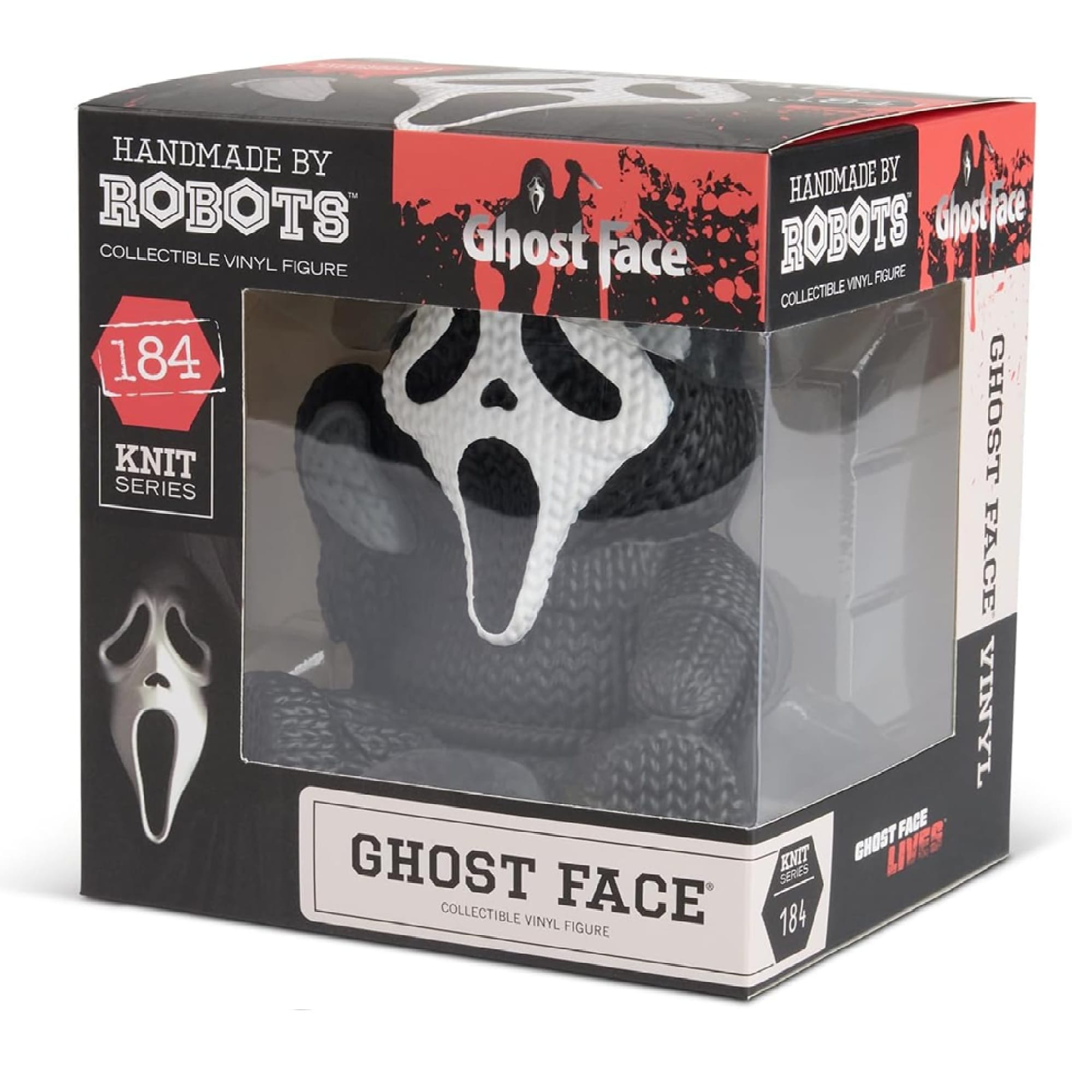 Ghost Face 2.0 Scream Vinyl Figure #184 Handmade By Robots