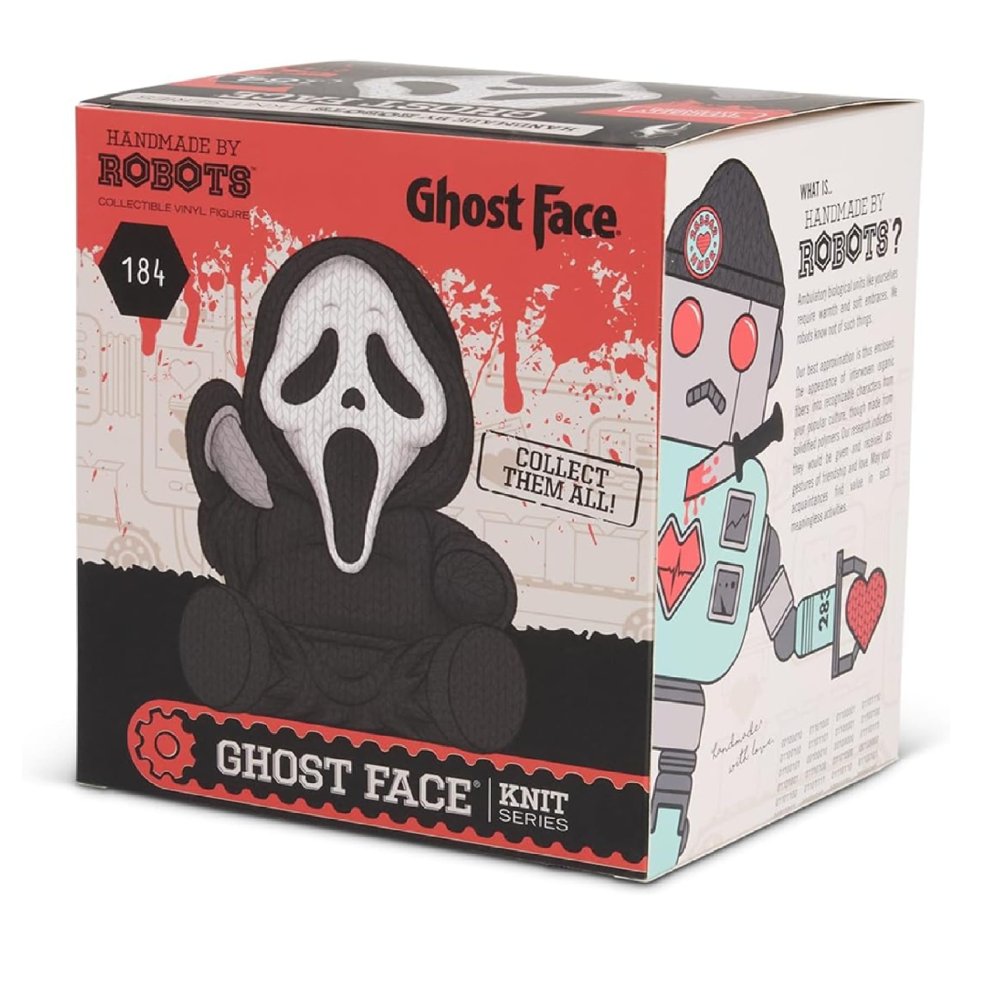 Ghost Face 2.0 Scream Vinyl Figure #184 Handmade By Robots