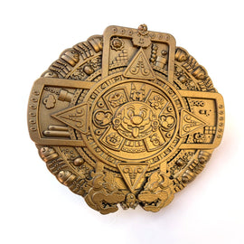 Gold Super Mayan Calendar 6" Resin Figure by JesseJFR