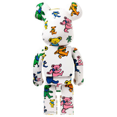 Grateful Dead Dancing Bears 1000% Bearbrick by Medicom