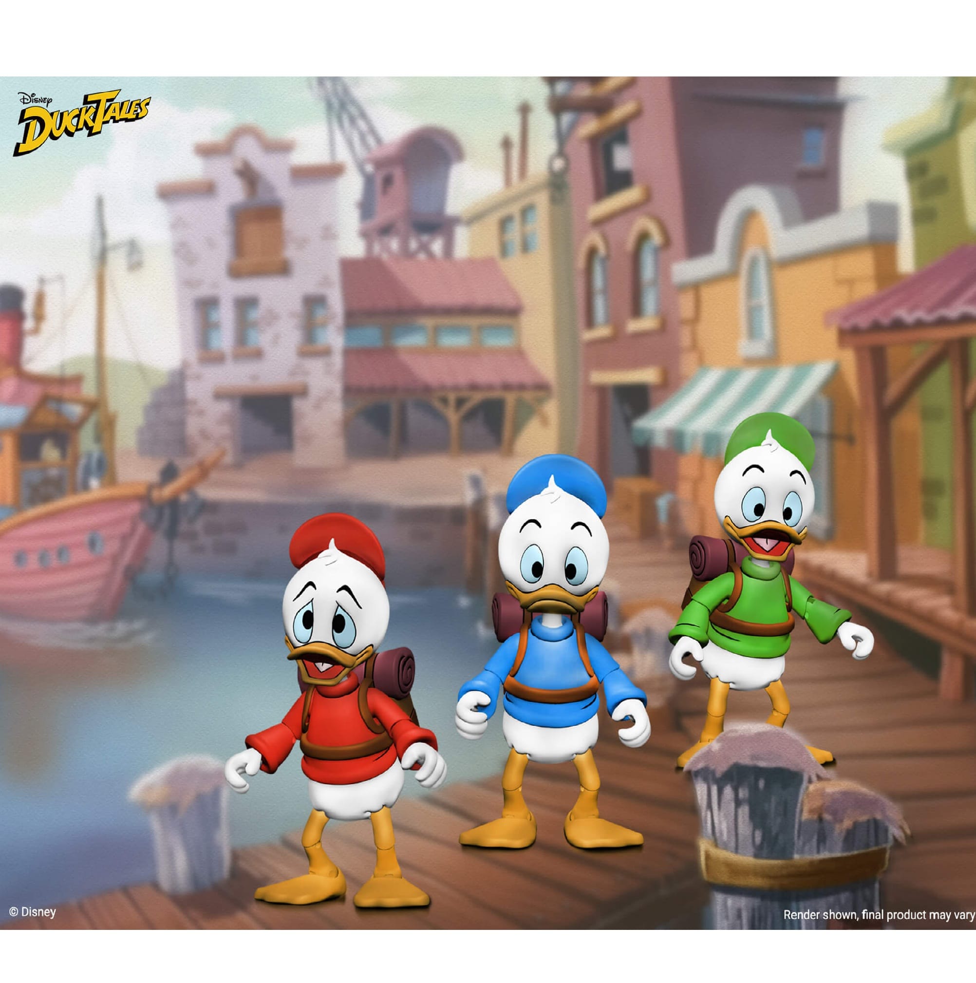 DuckTales Ultimates Huey, Dewey, Louie 3-pack Action Figure NECA