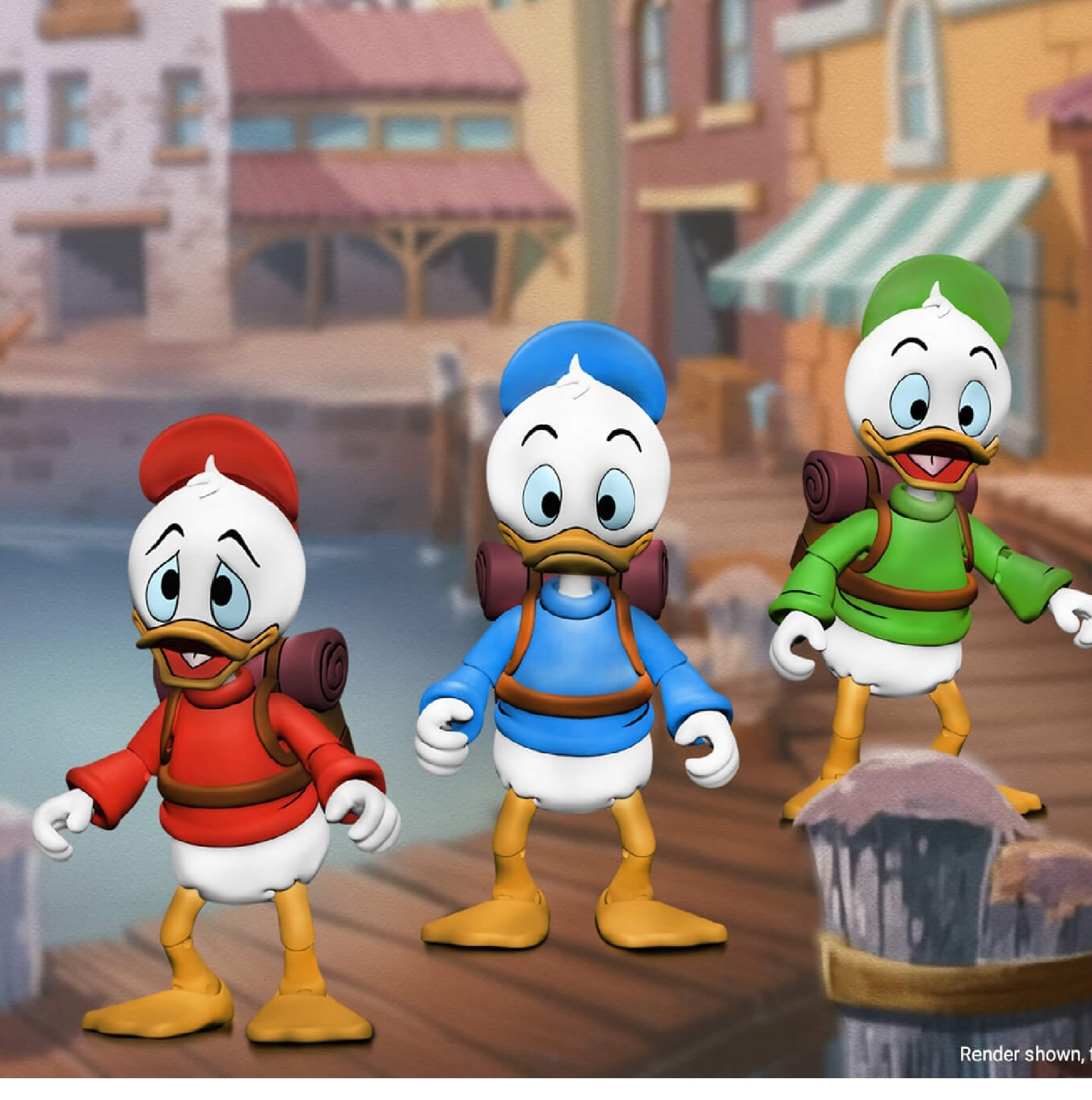 DuckTales Ultimates Huey, Dewey, Louie 3-pack Action Figure NECA
