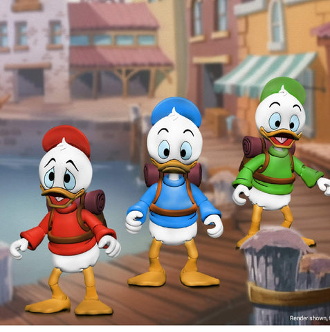 DuckTales Ultimates Huey, Dewey, Louie 3-pack Action Figure NECA