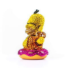 Crystal Homer Buddha by Kidrobot x Simpsons Embellished with crystals from Swarovski®