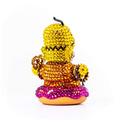 Crystal Homer Buddha by Kidrobot x Simpsons Embellished with crystals from Swarovski®
