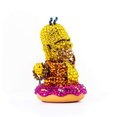 Crystal Homer Buddha by Kidrobot x Simpsons Embellished with crystals from Swarovski®