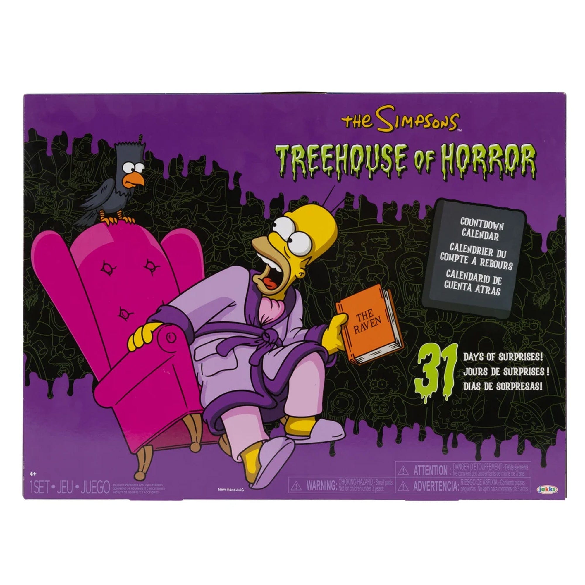 The Simpsons Treehouse of Horror Advent Calendar by Jakks Pacific