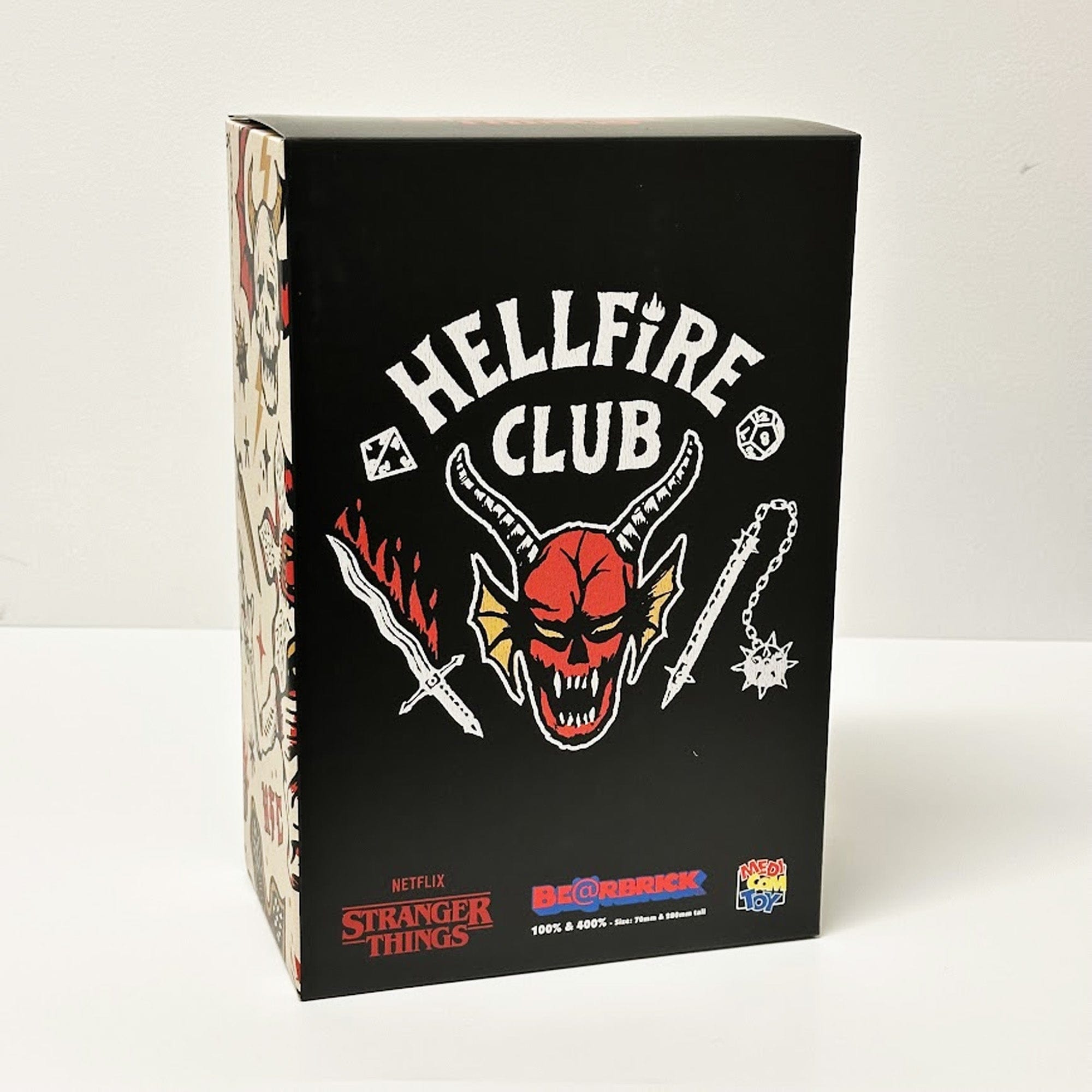 Hellfire Stranger Things 400% + 100% Bearbrick Combo by Medicom