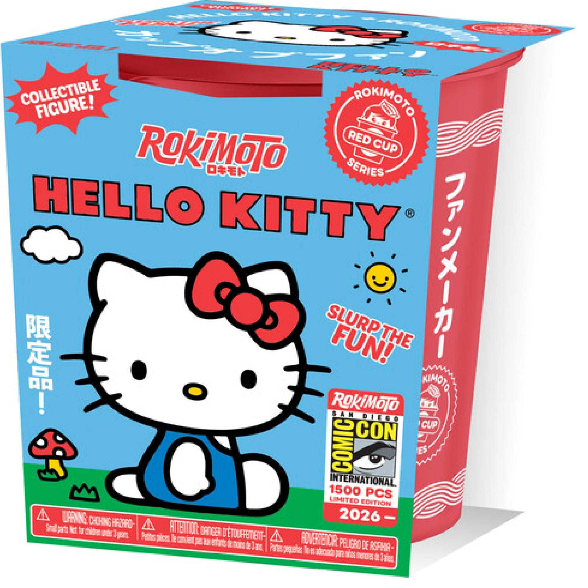 Hello Kitty with Coin Purse - Rokimoto Cup of Fun SDCC 2026 Exclusive Figure (Styles May Vary)