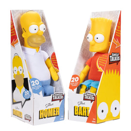 Homer & Bart Simpson - The Simpsons 12" Shelf Talkers Bundle by Jakks Pacific