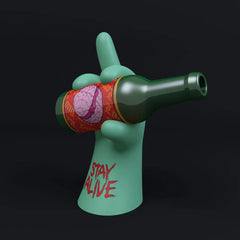 iDefy Zombie Version 8 inch Vinyl Figure by Abell Octavon x Pobber Toys