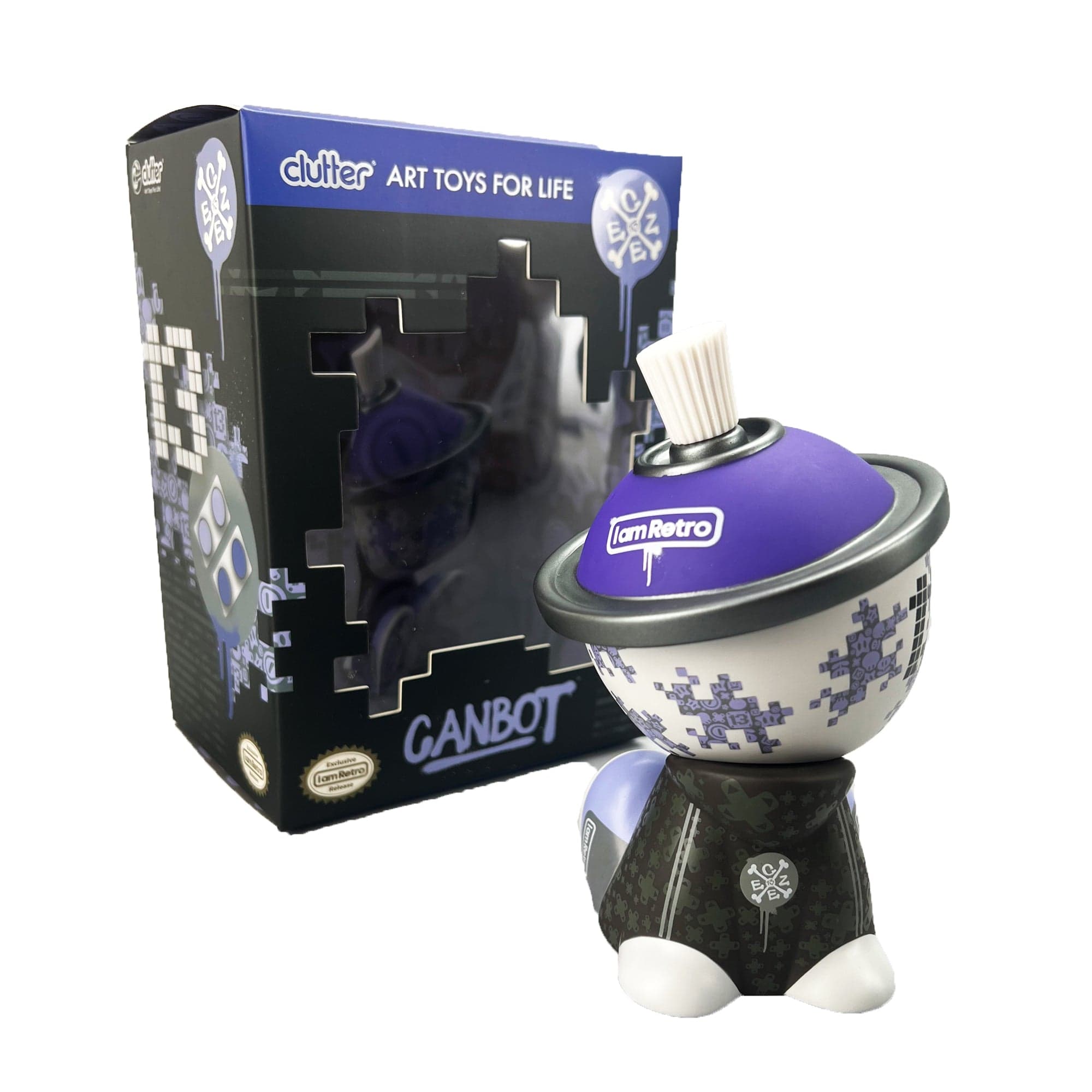 IamRetroBot - 5 oz Canbot by Czee13 x  IamRetro x Clutter