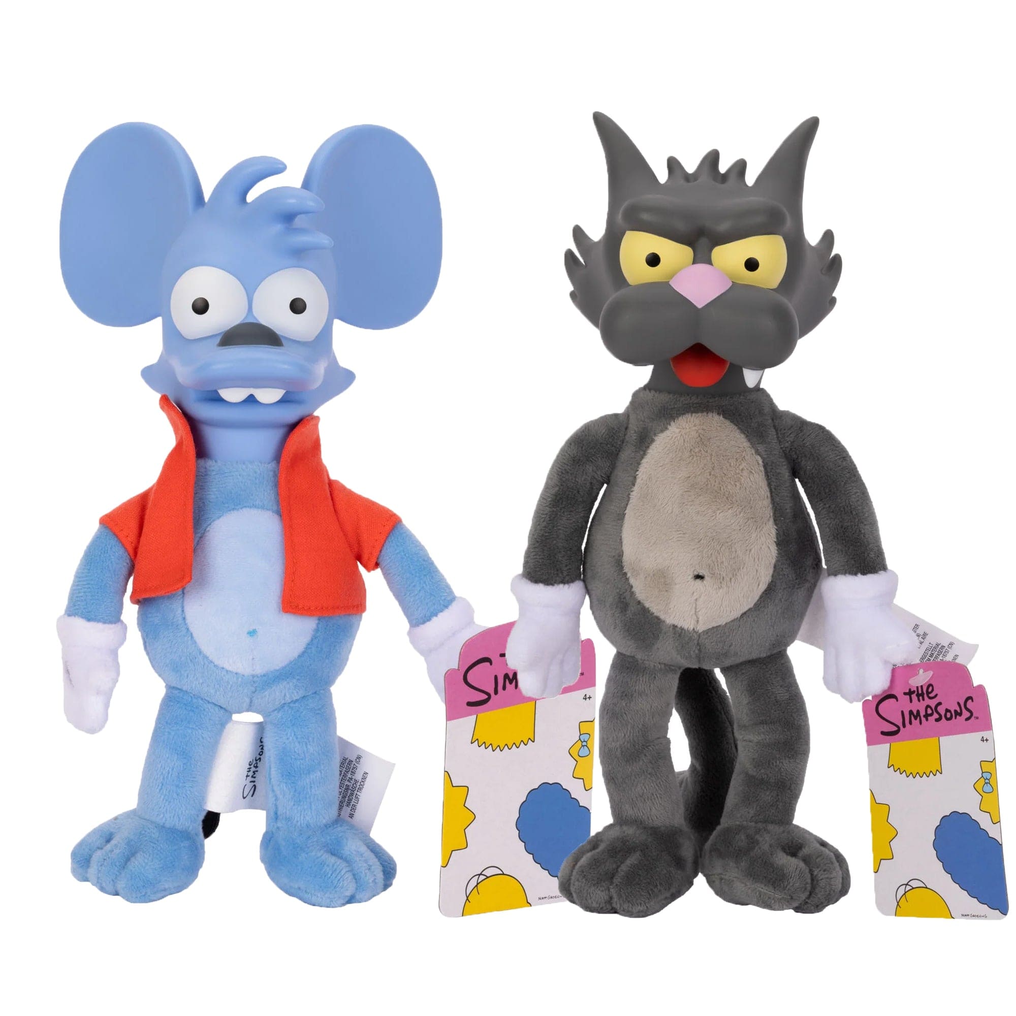 Itchy & Scratchy Set - The Simpsons Plush Wave 2 by Jakks Pacific