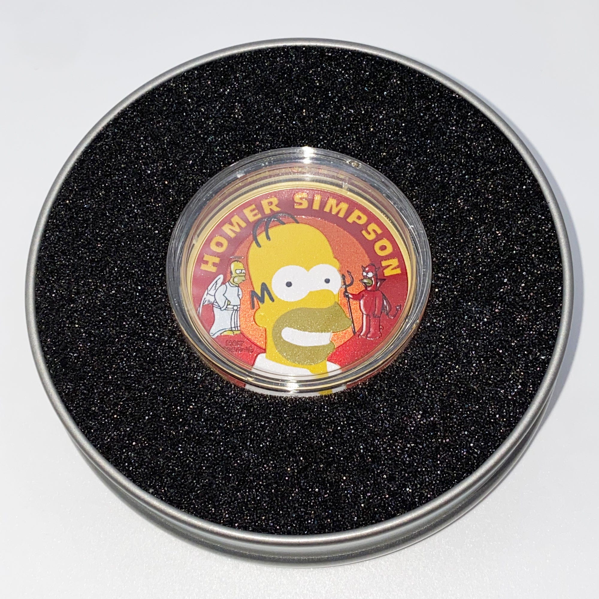 Homer Simpson 1 oz Fine Silver Coin The Simpsons JVP Limited Mintage 100