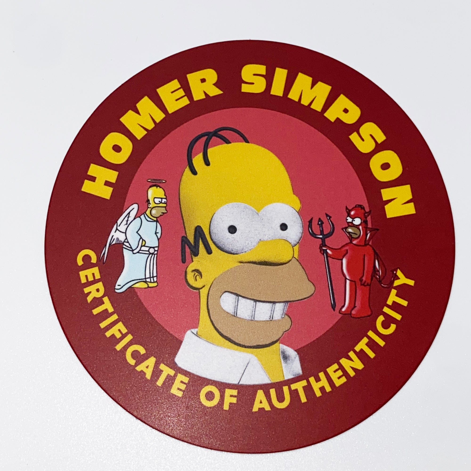 Homer Simpson 1 oz Fine Silver Coin The Simpsons JVP Limited Mintage 100