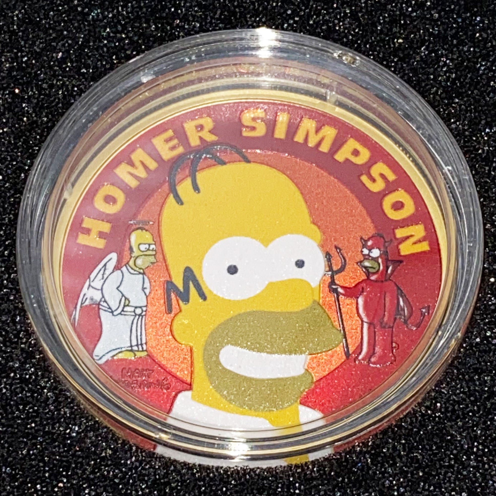 Homer Simpson 1 oz Fine Silver Coin The Simpsons JVP Limited Mintage 100