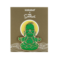 Jade Homer Buddha Enamel Pin by Simpsons x Kidrobot - IamRetro Exclusive