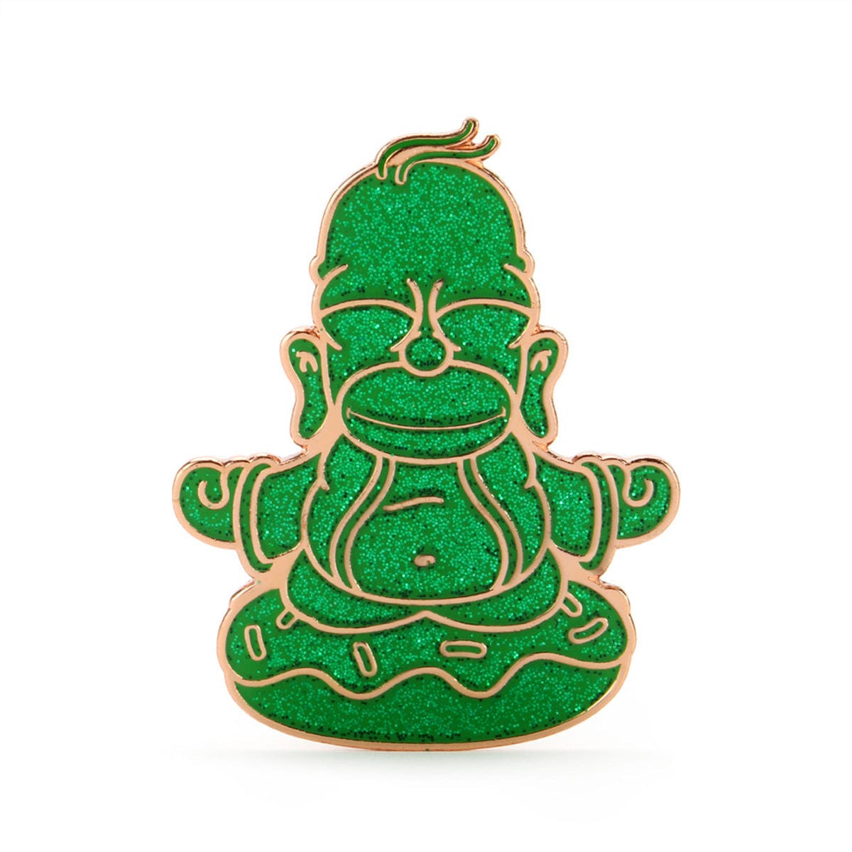 Jade Homer Buddha Enamel Pin by Simpsons x Kidrobot - IamRetro Exclusive
