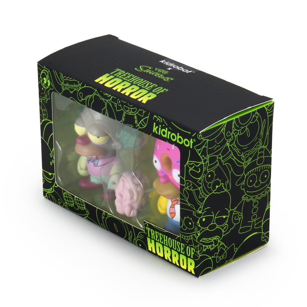 Donut Homer & Krusty the Clown Zombie - Treehouse of Horror Simpsons Kidrobot - IamRetro Exclusive