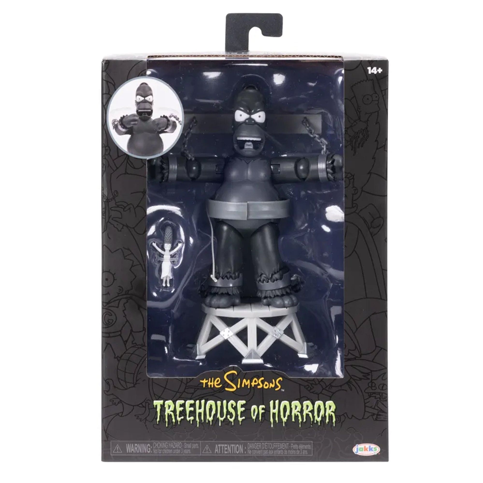 King Homer Simpsons Treehouse of Horror Jakks Pacific Premium Action Figure