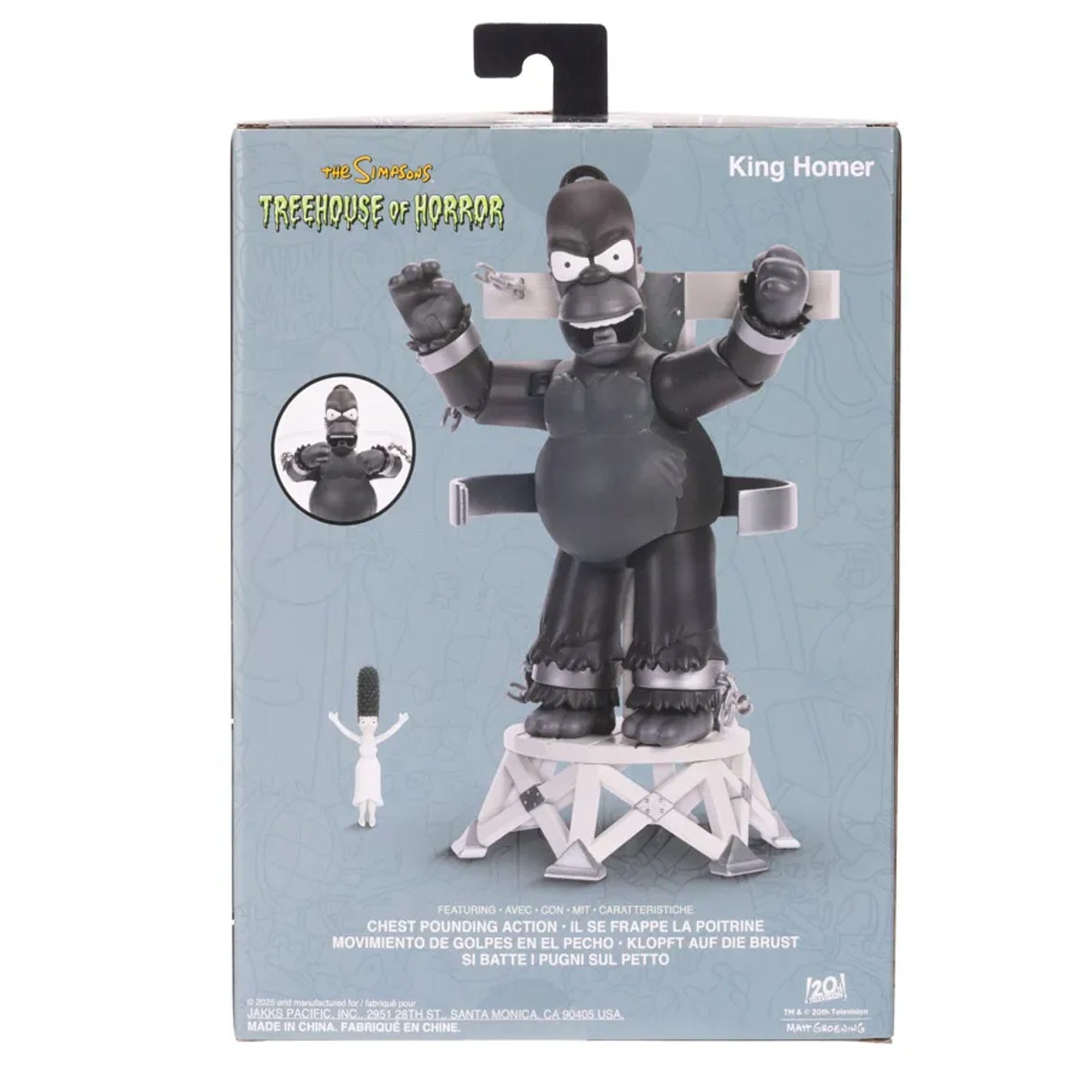 King Homer Simpsons Treehouse of Horror Jakks Pacific Premium Action Figure