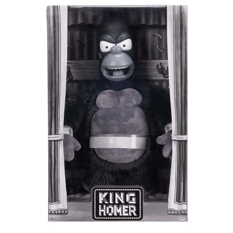 King Homer The Simpsons 16" Premium Soft Plush Figure by Jakks Pacific