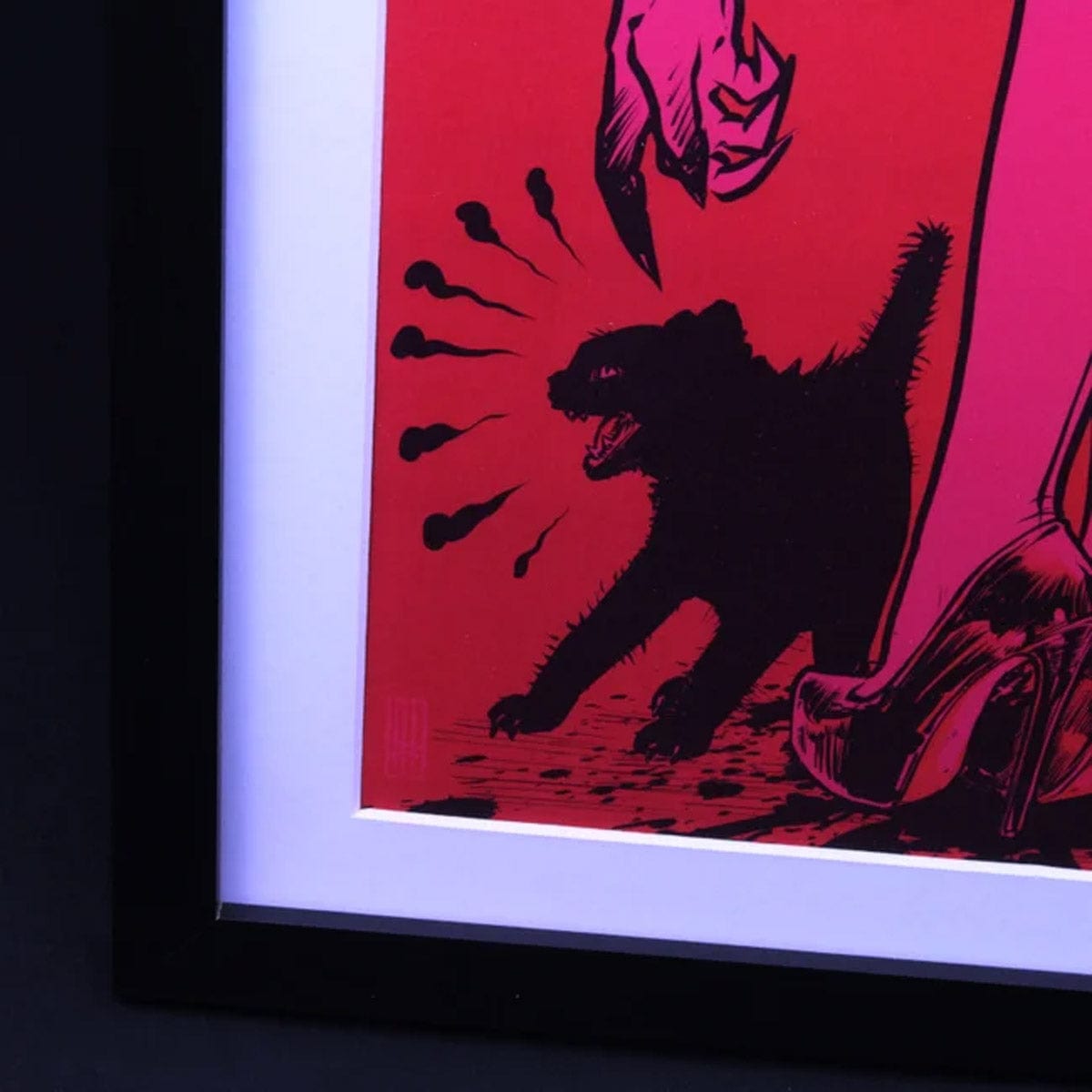 'Kitty' Lithograph Print Signed by Godmachine