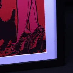 'Kitty' Lithograph Print Signed by Godmachine