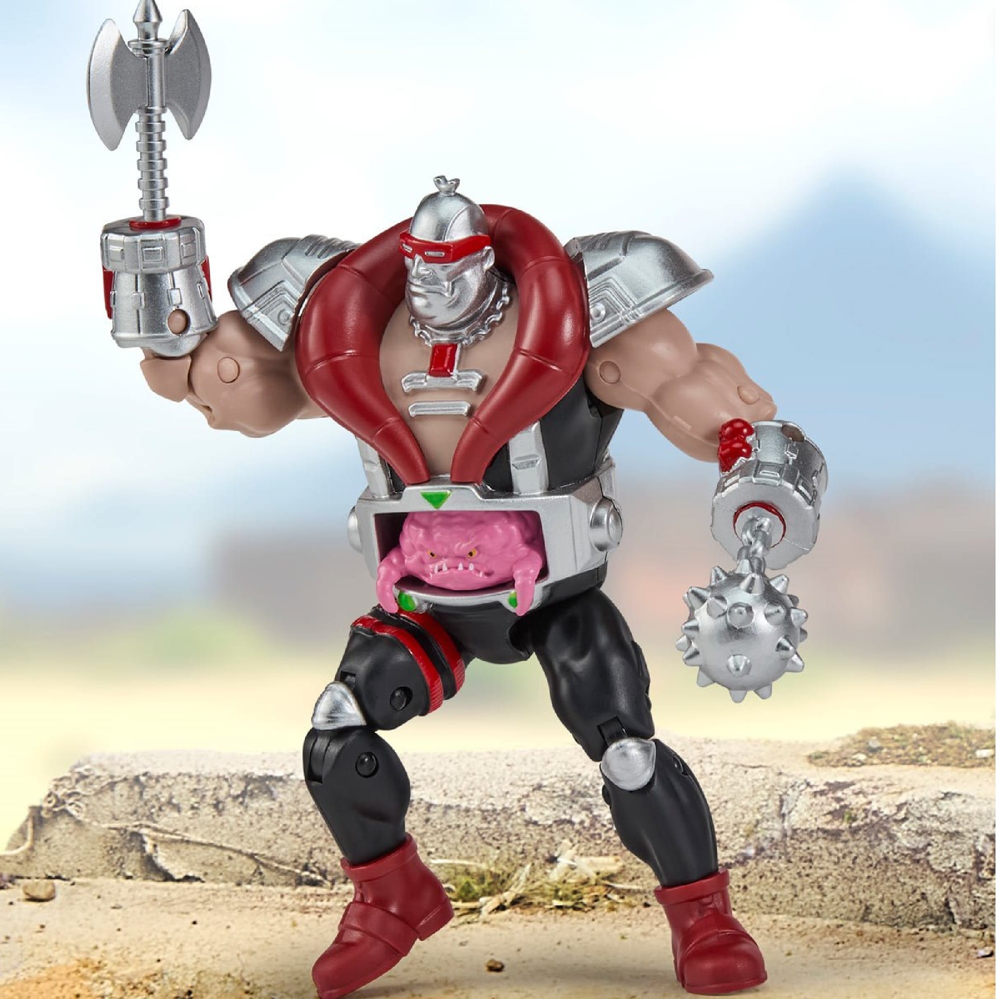 Krang Droid x Destro - TMNT x G.I. Joe Action Figure with Accessories by Playmates Toys