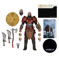Kratos - God of War Ragnarök 7-Inch Deluxe Action Figure McFarlane Elite Edition #12
