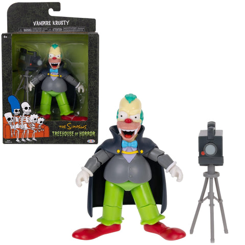 Vampire Krusty The Simpsons Treehouse of Horrors Deluxe 5" Action Figure Jakks Pacific