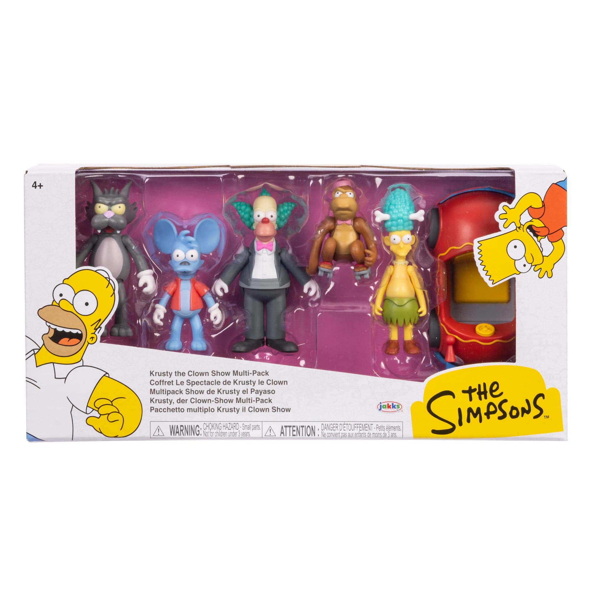 Krusty the Clown Show 2.5-inch Multi-Pack The Simpsons by Jakks Pacific