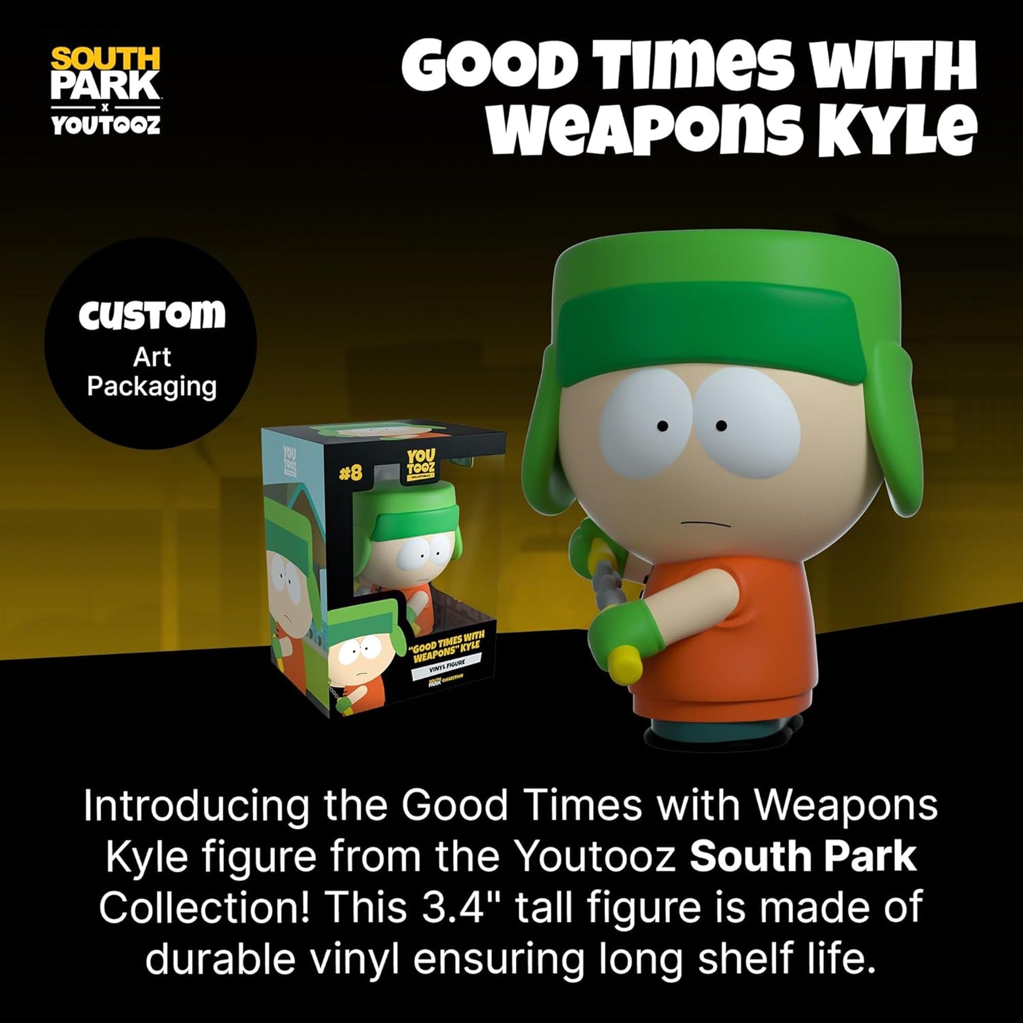 Kyle Good Times with Weapons South Park x Youtooz Figuure