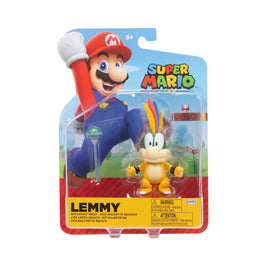 Lemmy Koopa - Super Mario Nintendo 4" Figure Wave 48 Jakks Pacific