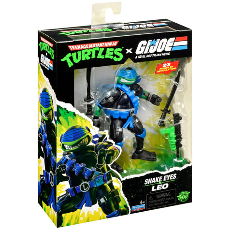 Leonardo as Snake Eyes - TMNT x G.I. Joe Action Figure with Accessories by Playmates Toys