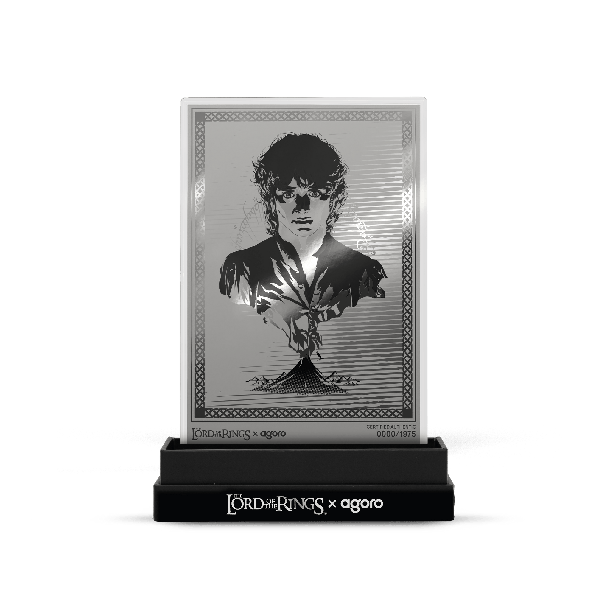 THE LORD OF THE RINGS - Frodo's Journey 5 g Silver Collectible Foil by Agoro