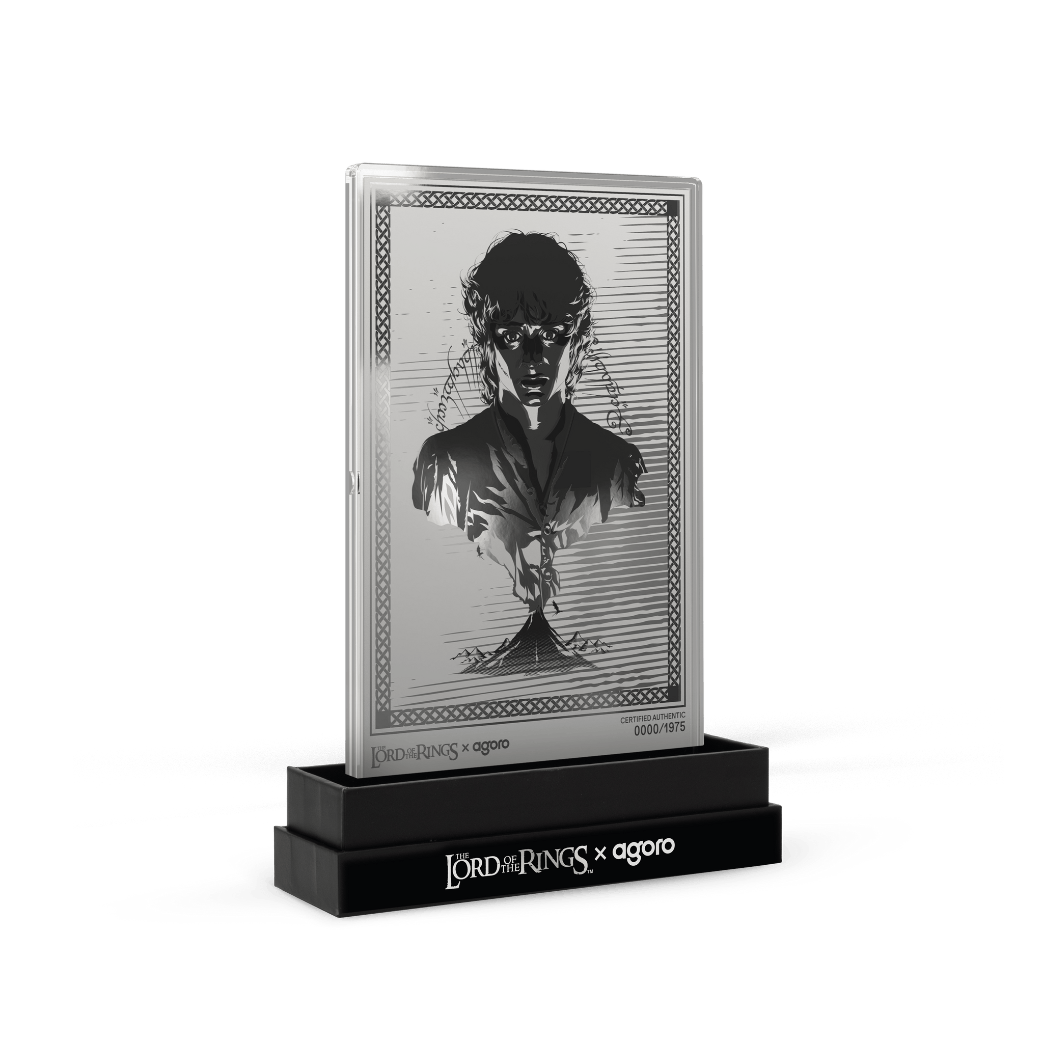 THE LORD OF THE RINGS - Frodo's Journey 5 g Silver Collectible Foil by Agoro