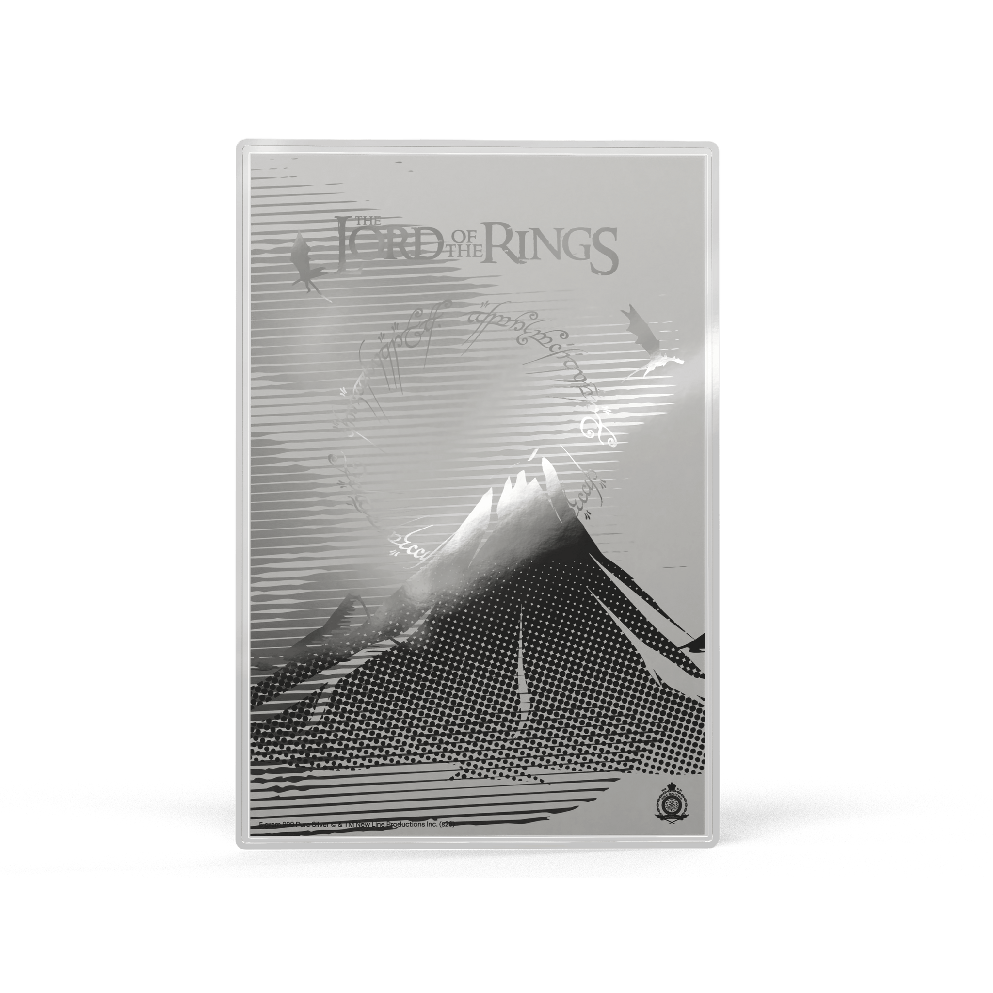 THE LORD OF THE RINGS - Frodo's Journey 5 g Silver Collectible Foil by Agoro