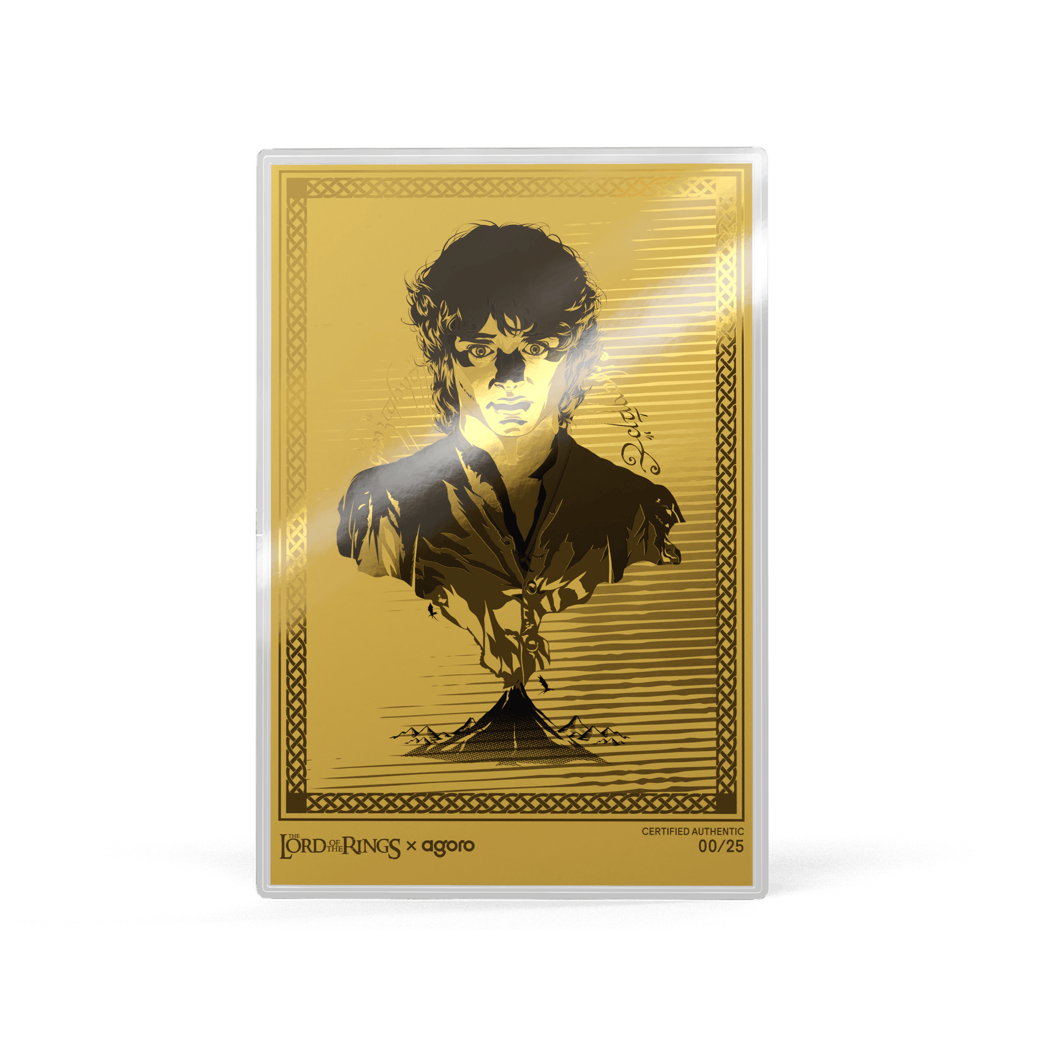 THE LORD OF THE RINGS - Frodo's Journey 5 g Silver Collectible Foil by Agoro