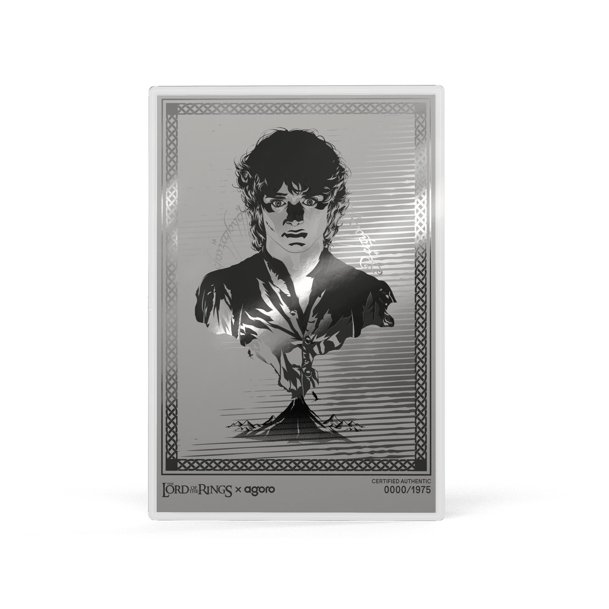 THE LORD OF THE RINGS - Frodo's Journey 5 g Silver Collectible Foil by Agoro