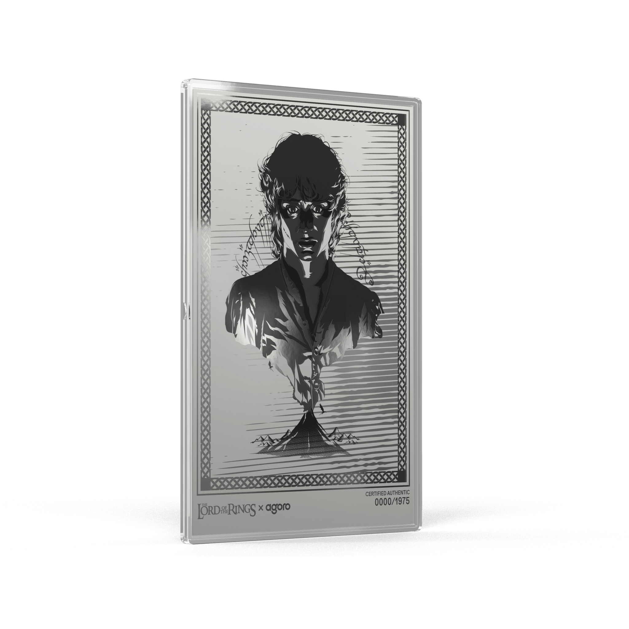THE LORD OF THE RINGS - Frodo's Journey 5 g Silver Collectible Foil by Agoro
