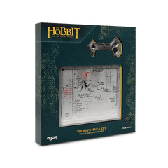 THE HOBBIT - Thorin's Map and Key 3/4 oz Silver Coin + 5 g Silver Foil Set by Agoro