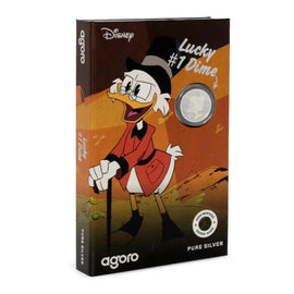 Scrooge McDuck's Lucky #1 Dime 3 grams Fine Silver Coin Disney x Agoro