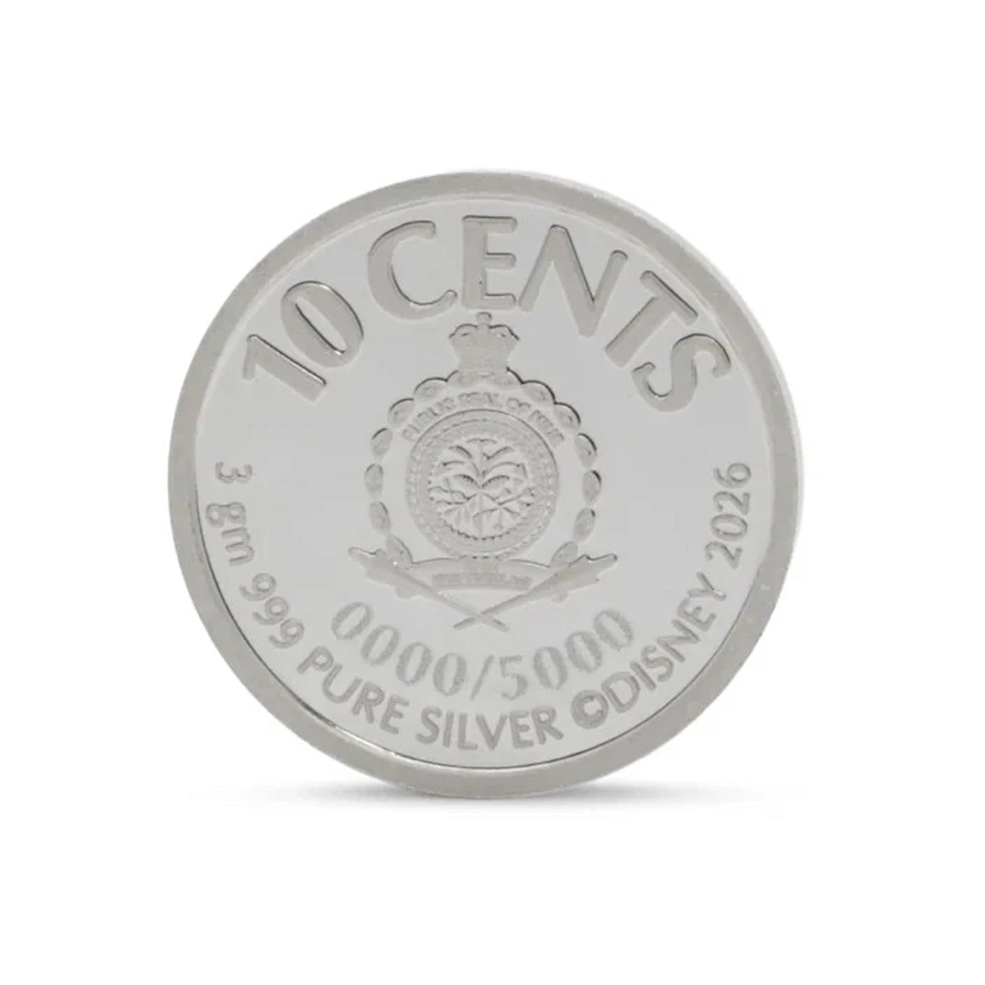 Scrooge McDuck's Lucky #1 Dime 3 grams Fine Silver Coin Disney x Agoro