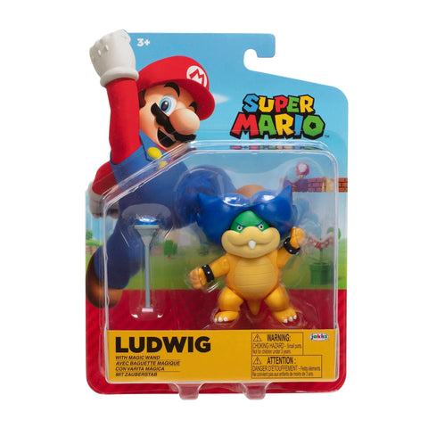 Ludwig Von Koopa Wave 42 Super Mario Bros 4" Figure by Jakks Pacific