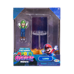 Luigi 1.5 inch Feature Figs Super Mario Galaxy Movie Jakks Pacific