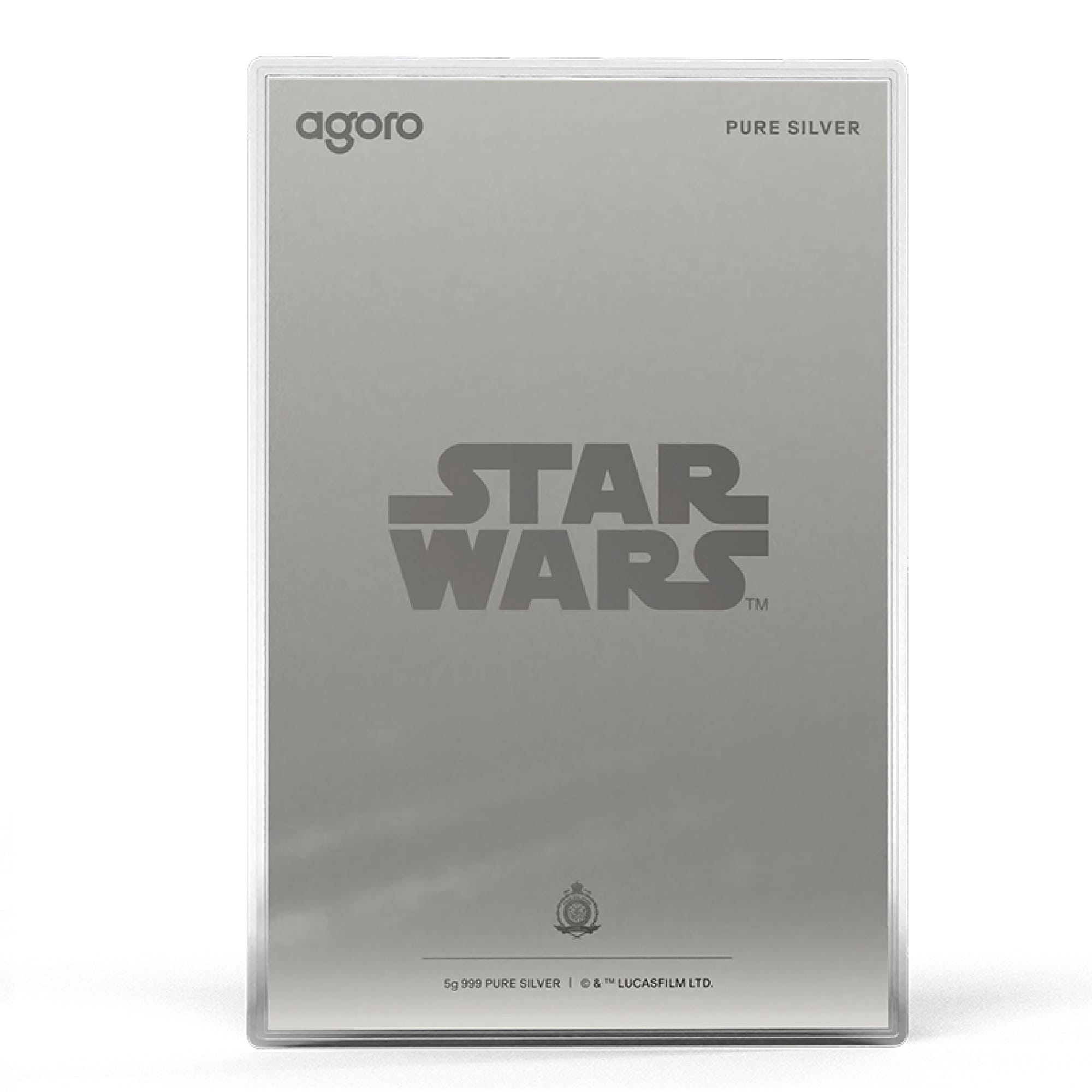 Luke Skywalker Star Wars Sketch Art 5g Silver Collectible Foil by Agoro