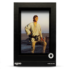 Luke Skywalker Star Wars Sketch Art 5g Silver Collectible Foil by Agoro